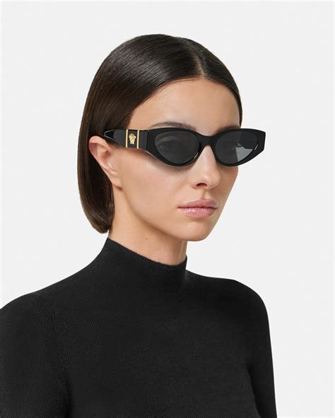 versace cat eye medusa sunglasses|versace medusa sunglasses women.